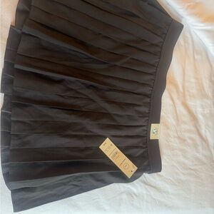 Black Pleated Skirt
